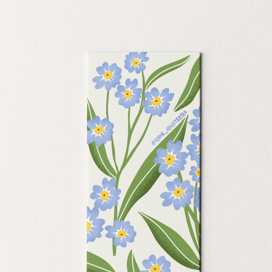Forget Me Not Luxe Bookmark