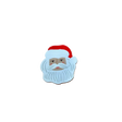 micro sticker of santas head.