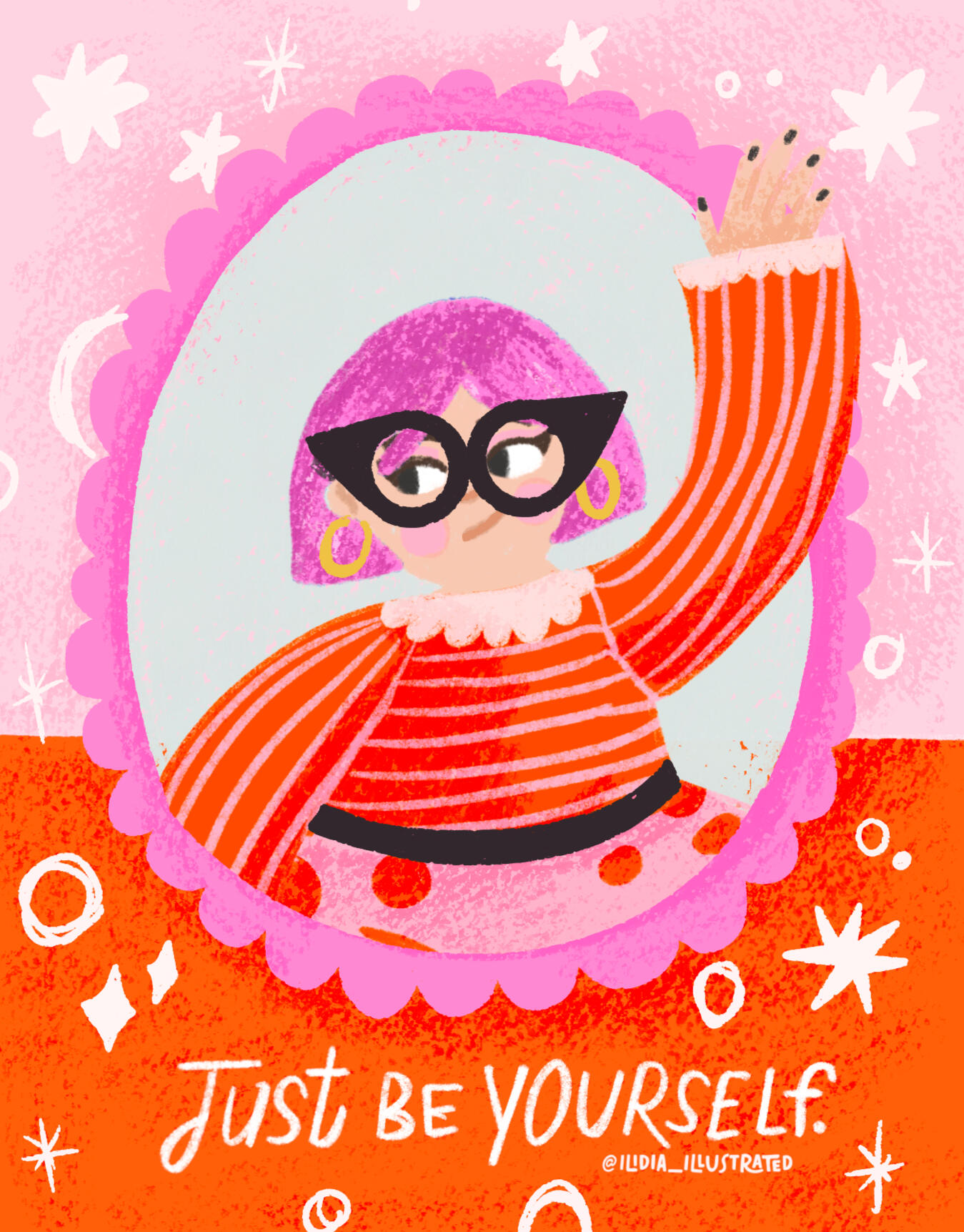 Unclench Your Jaw Strawberries and flowers with the text "unclench your jaw"