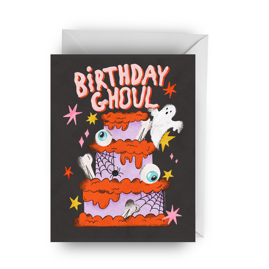 Birthday Ghoul Halloween Birthday Card