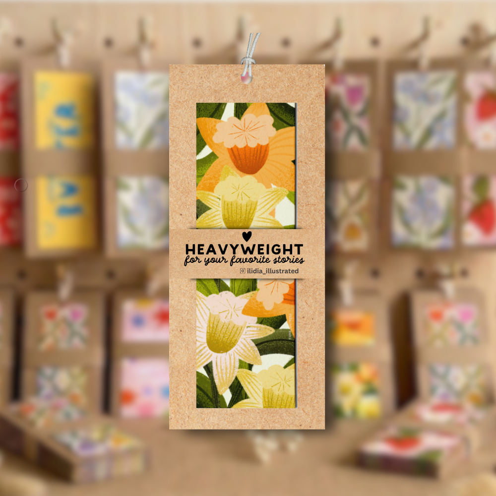 Daffodil Delight Heavyweight Art Bookmark