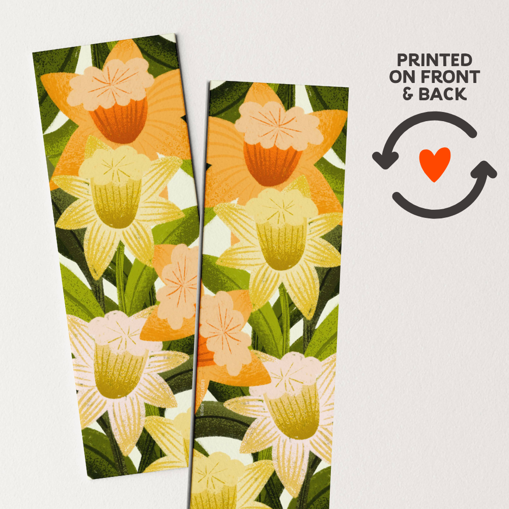 Daffodil Delight Heavyweight Art Bookmark