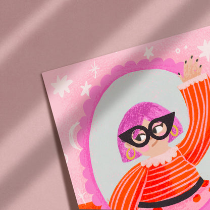 Just Be Yourself Mini Art Print