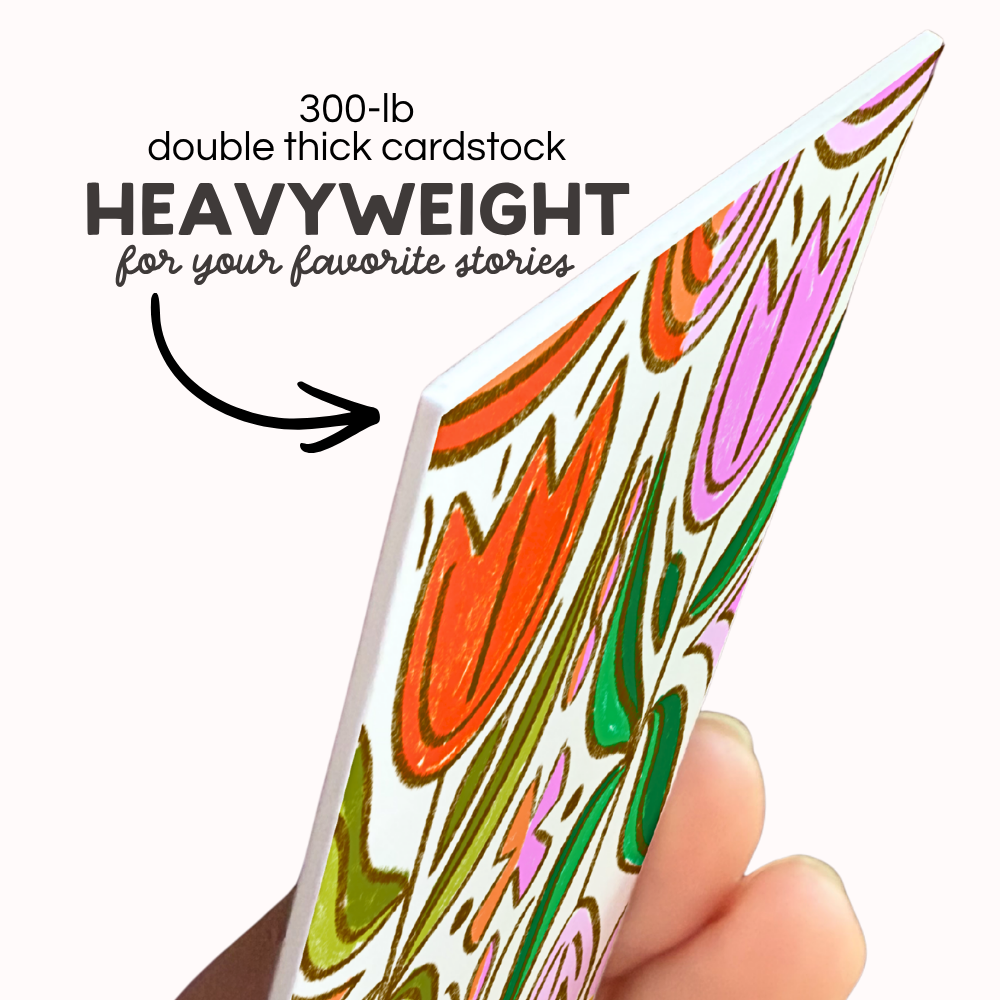 Blue Forget Me Not | Heavyweight Art Bookmark