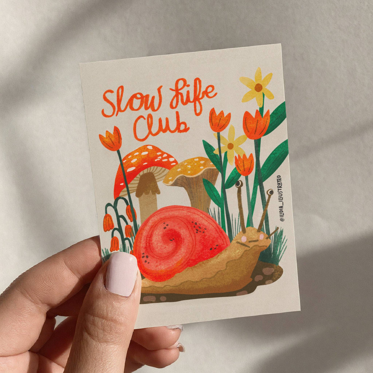 Slow Life Club Mini Art Print