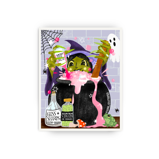 Witches Brew Art Print, 5x7"