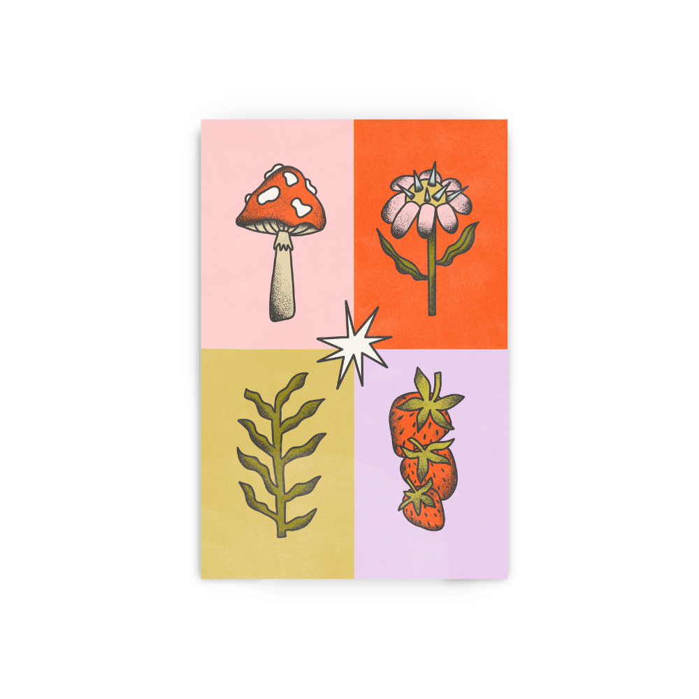 Tarot Card Style Mini Art Prints