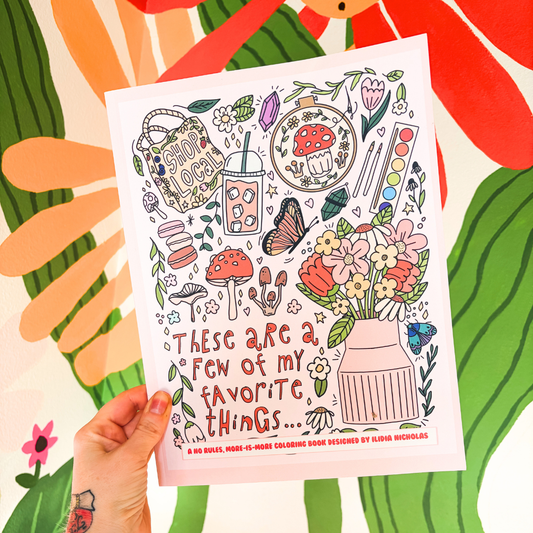 These Are A Few Of My Favorite Things Coloring Book