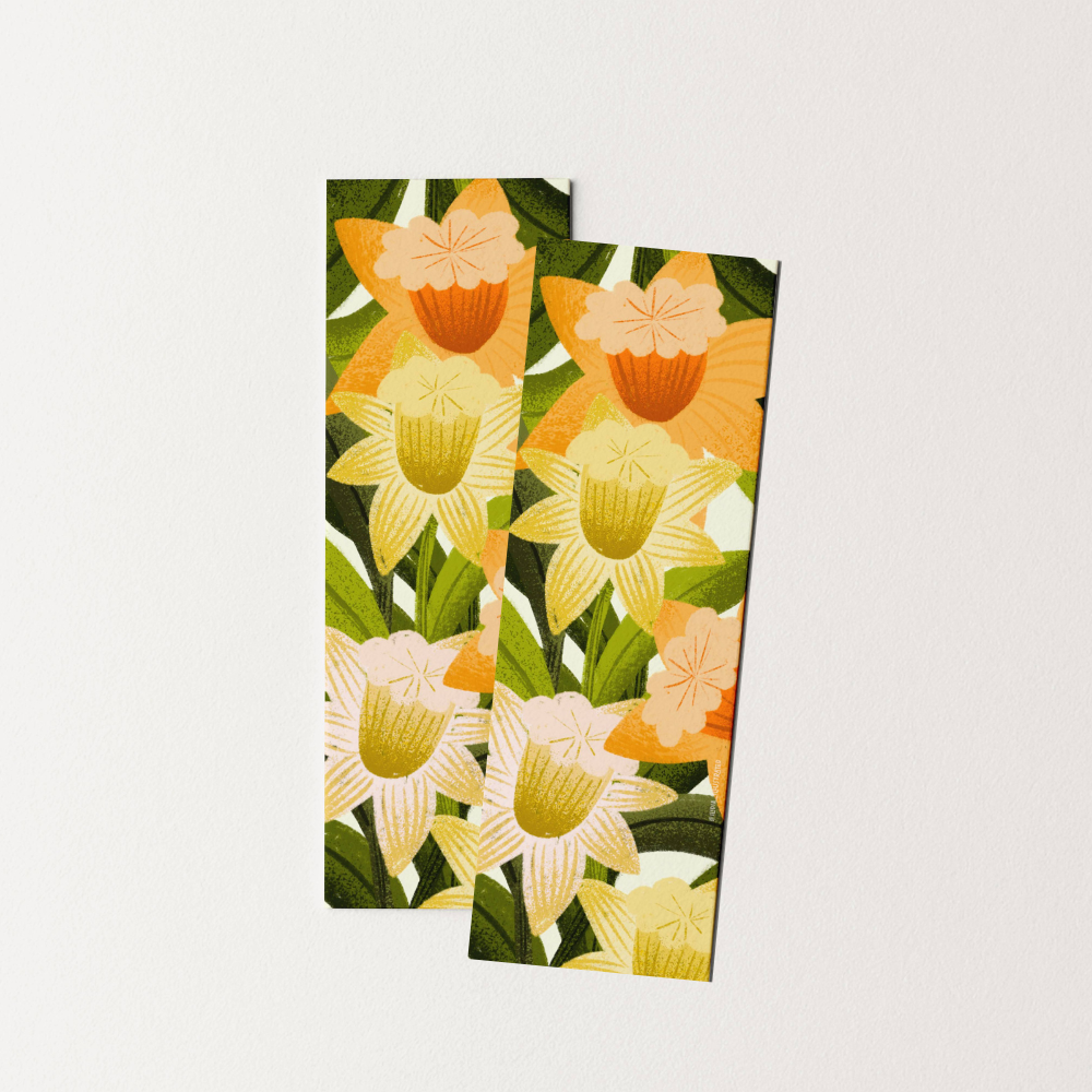 Daffodil Delight Heavyweight Art Bookmark