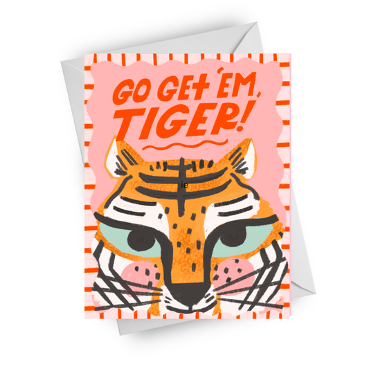Go Get 'Em Tiger Card