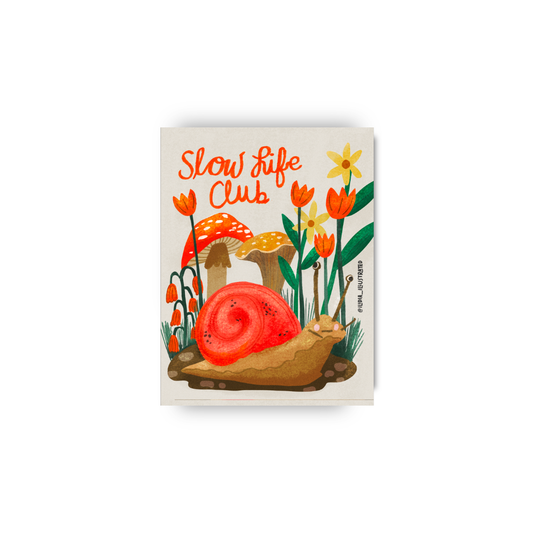 Slow Life Club Mini Art Print