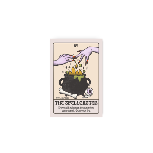 The Spellcaster Cauldron Tarot Vinyl Sticker