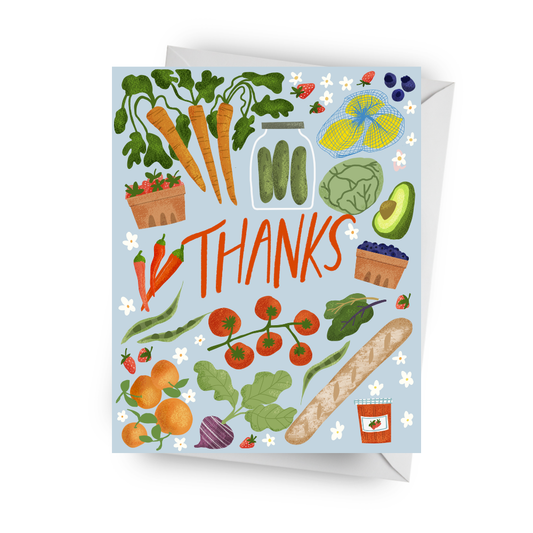 Farmer's Market Thank You Card