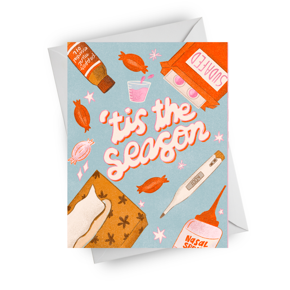 Tis The Season Get Well Card